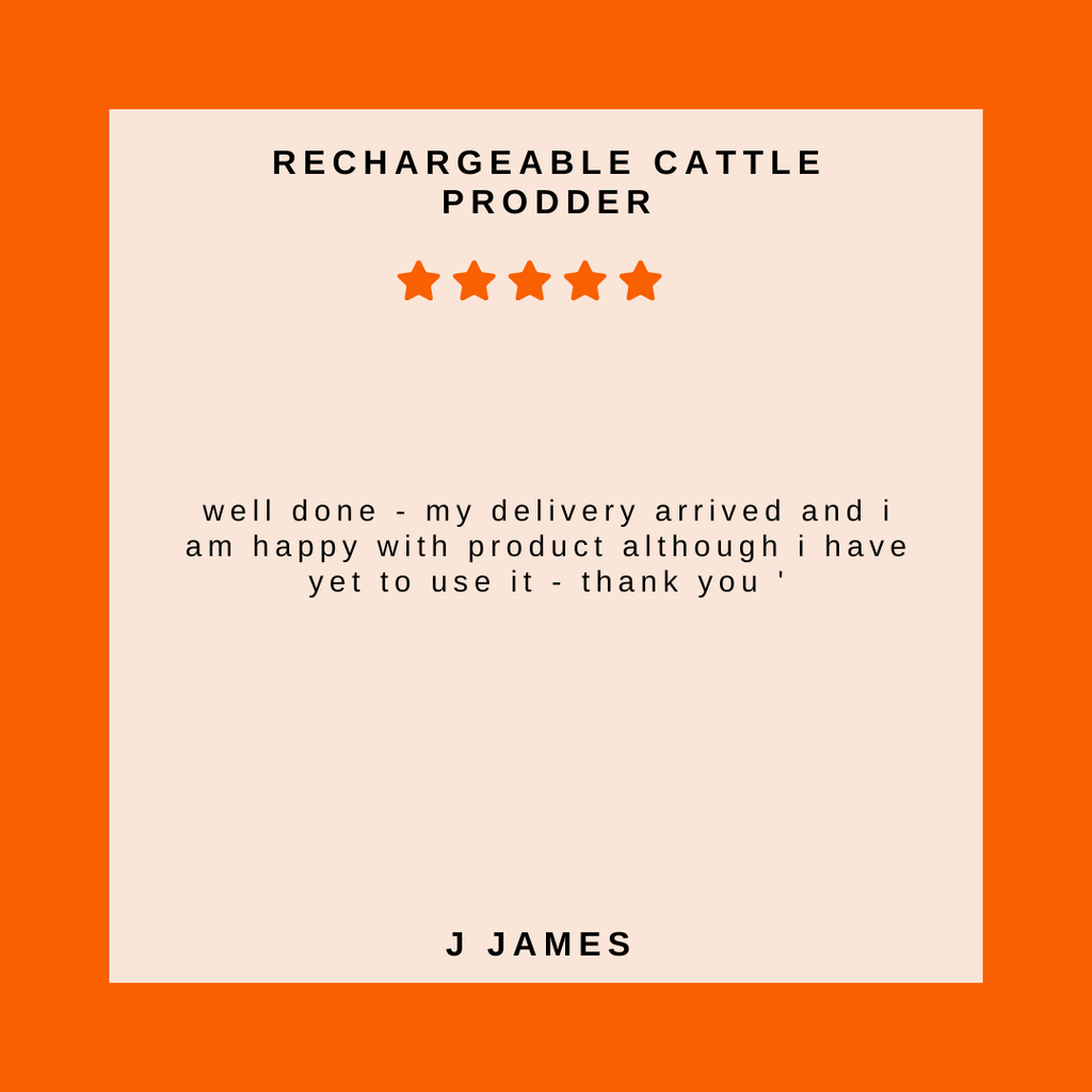 cattle prodder rechargeable battery 71cm 9000v electric shock